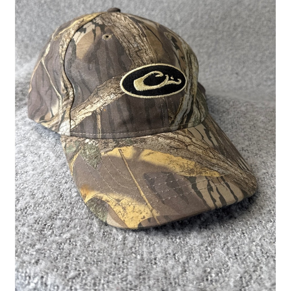 Drake Waterfowl‎ Hunting Hat Mens OSFM Camo Fishing Adjustable RealTree Cap Hike